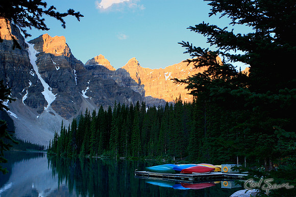Moraine Lake Boat Dock